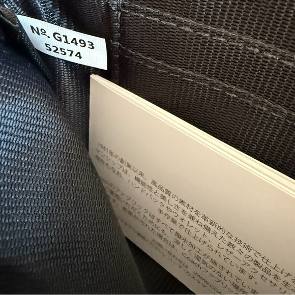 Coach Signature Wristlet – Black Smoke – NWT – Style S2574 - Picture 4 of 5